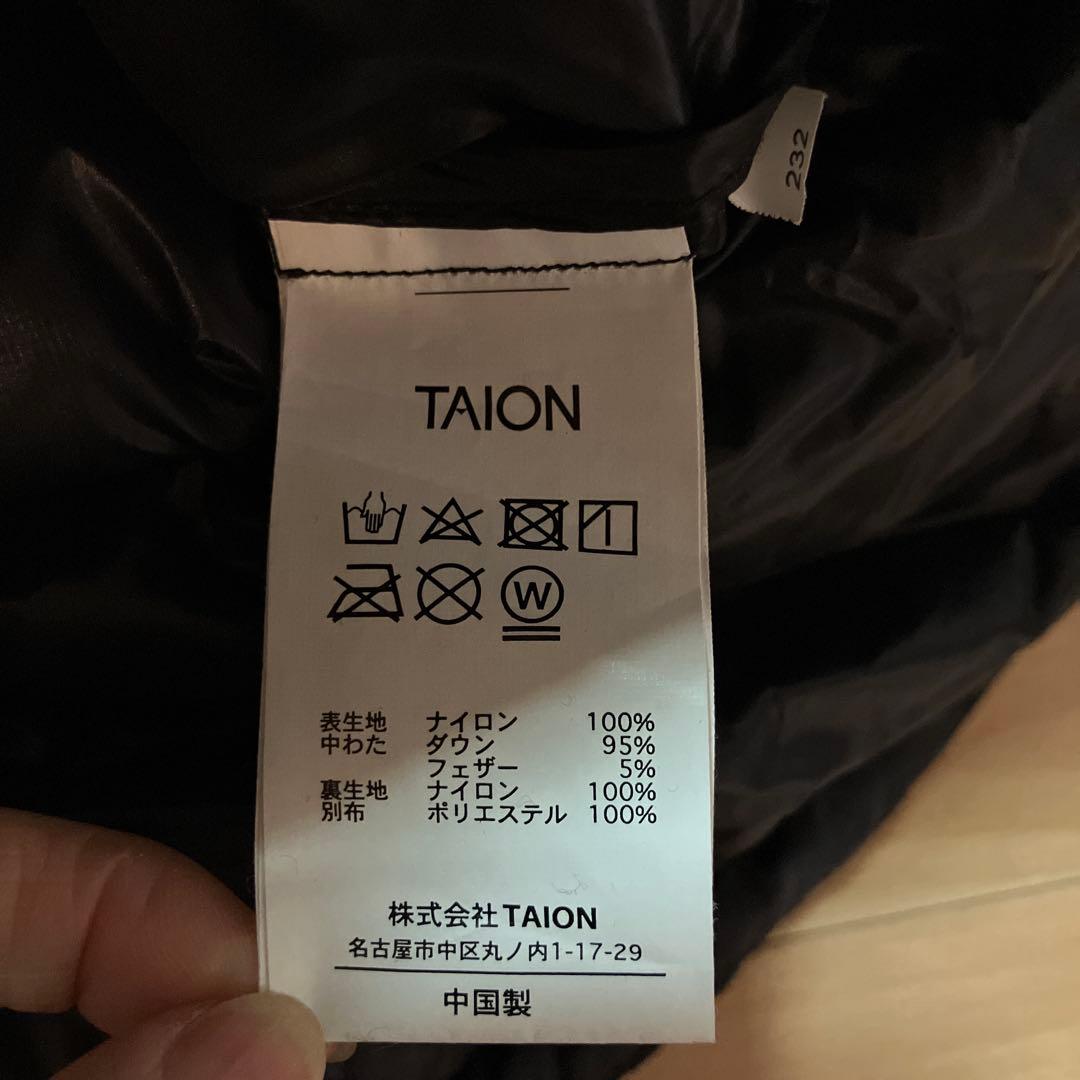 値下げ！別注　TAION×fredy emue ボリュームダウンコート　黒