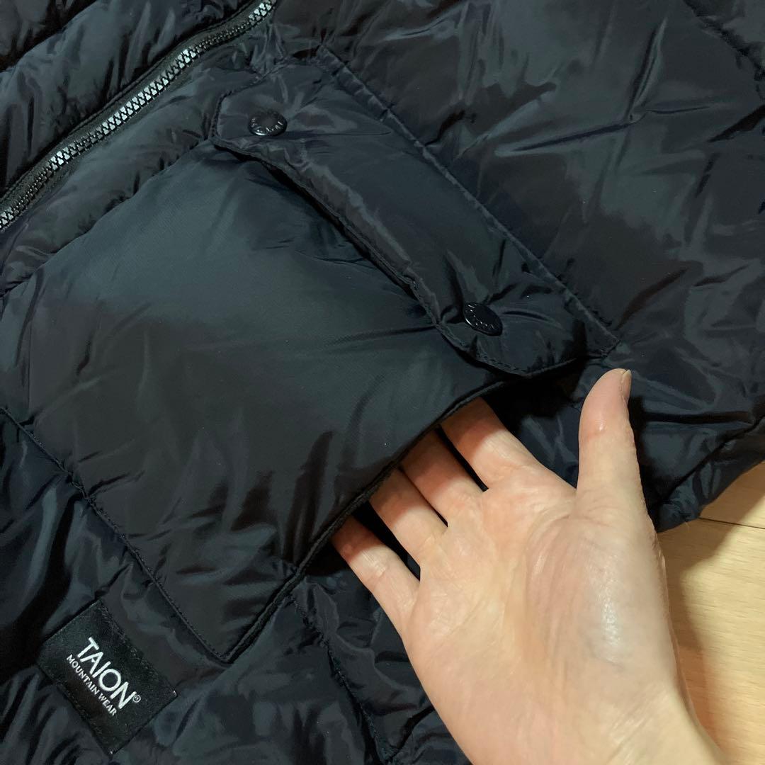 値下げ！別注　TAION×fredy emue ボリュームダウンコート　黒