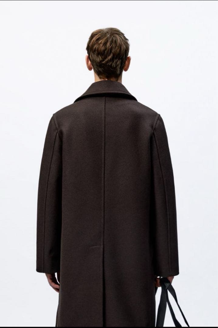 新品！ZARA studio nicholson パッチ レザー コート M