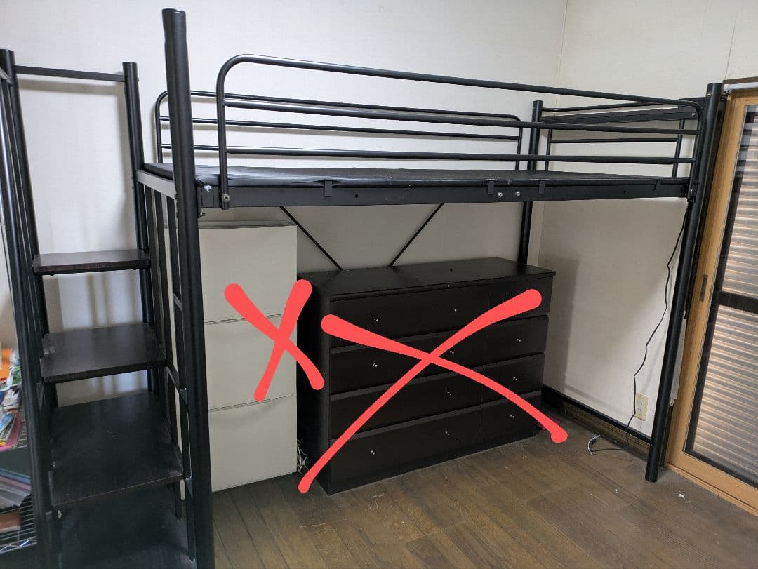 ★使用回数数回の美品★ロフトベッド 2口コンセント付き