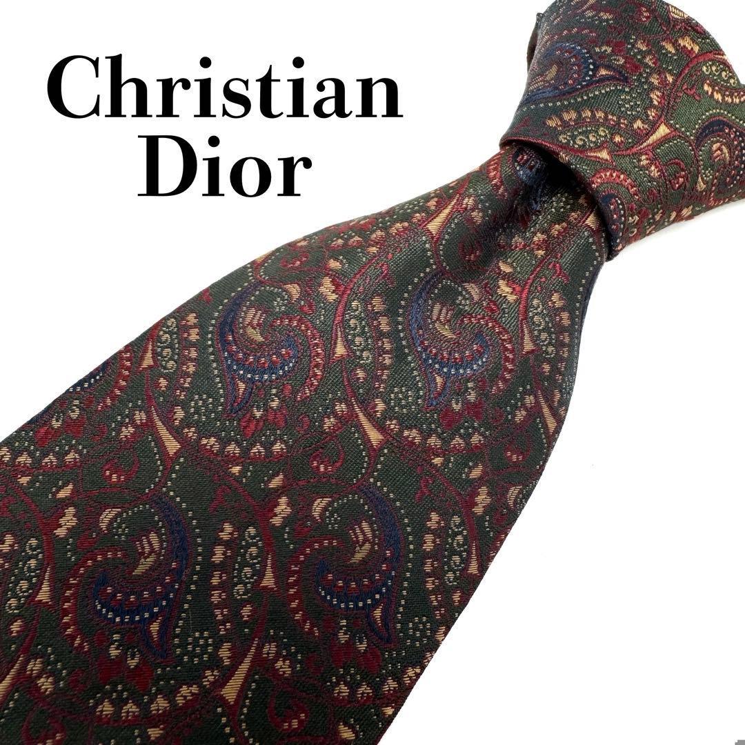 新品未使用 ChristianDior ディオール ネクタイ シルク100％