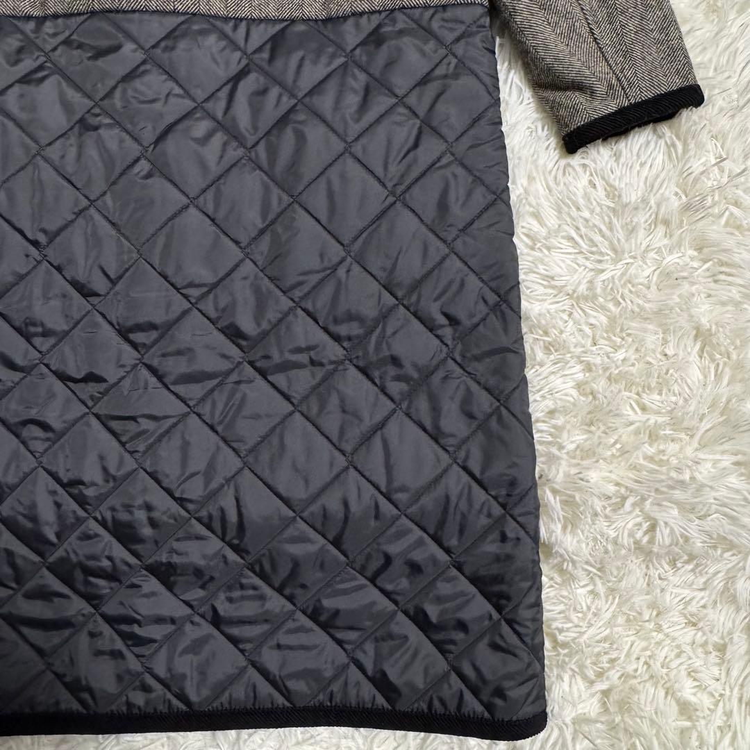 ブリティッシュメイド 別注 ラベンハム ケルトバーグ ファー 切替 コート