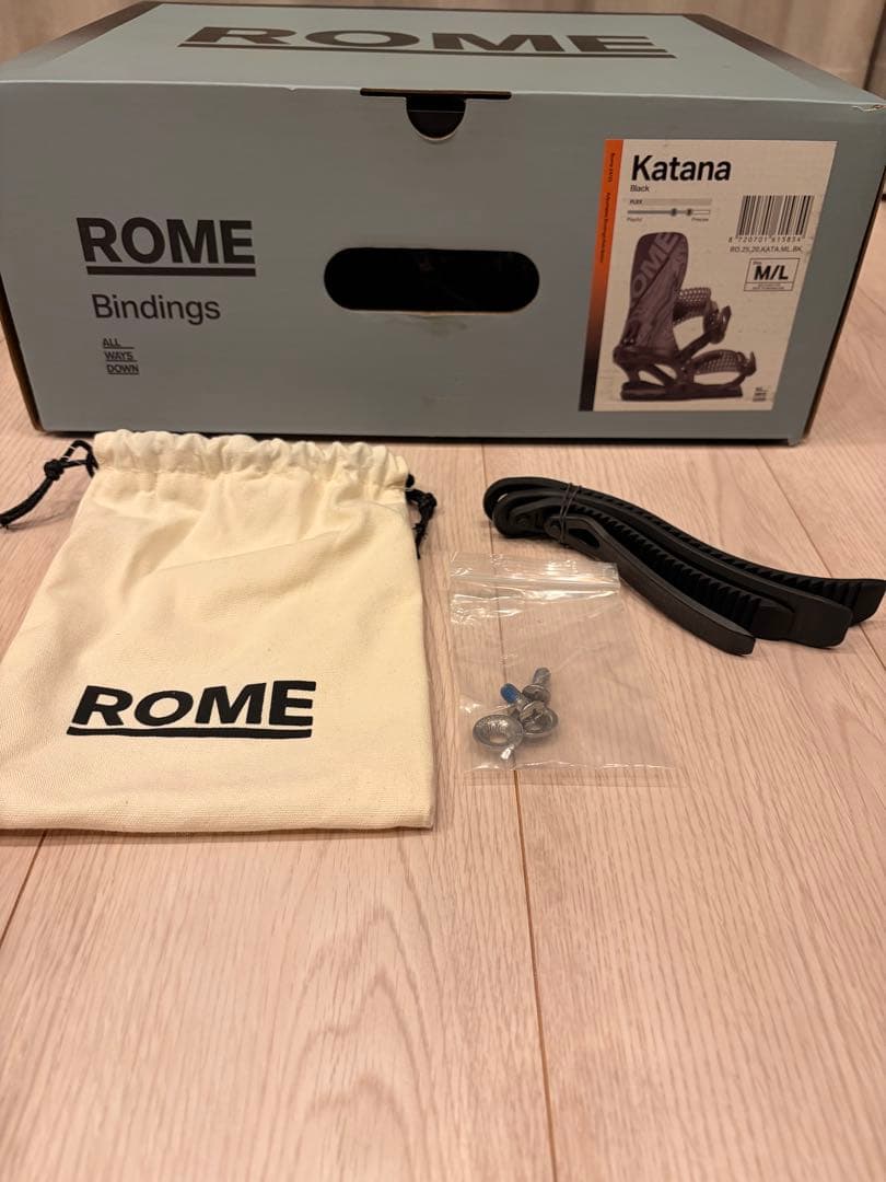 ROME Katana24-25モデル ビンディング M/Lサイズ