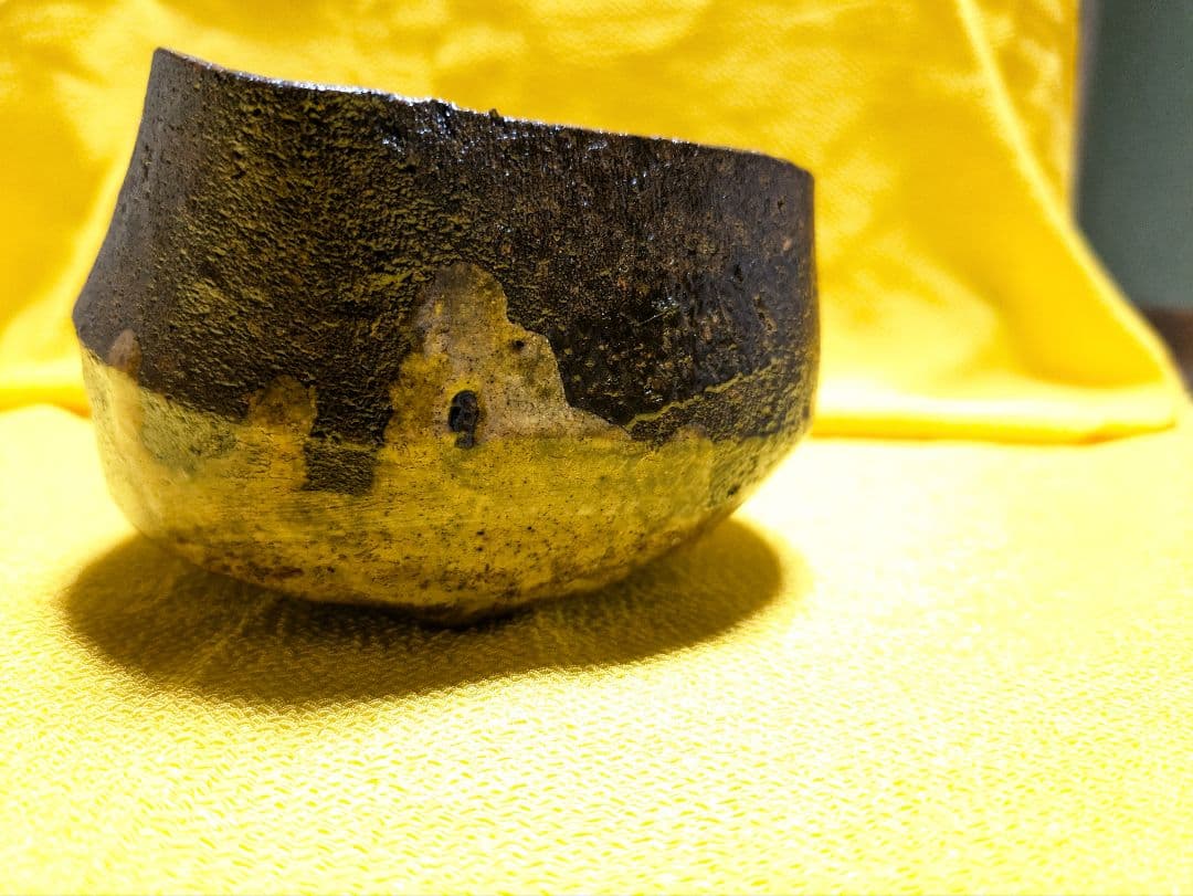 茶道茶碗、建水、石彫建水、世界で一つの建水、倉田辰彦作、日本製