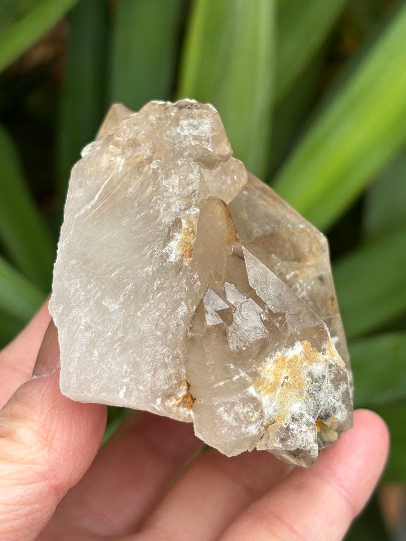 希少　ミナスジェライス州産　シトリン　ジャカレー水晶　トルマリン共生　313g