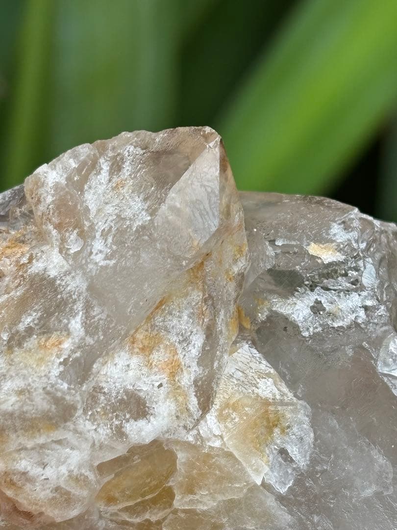 希少　ミナスジェライス州産　シトリン　ジャカレー水晶　トルマリン共生　313g