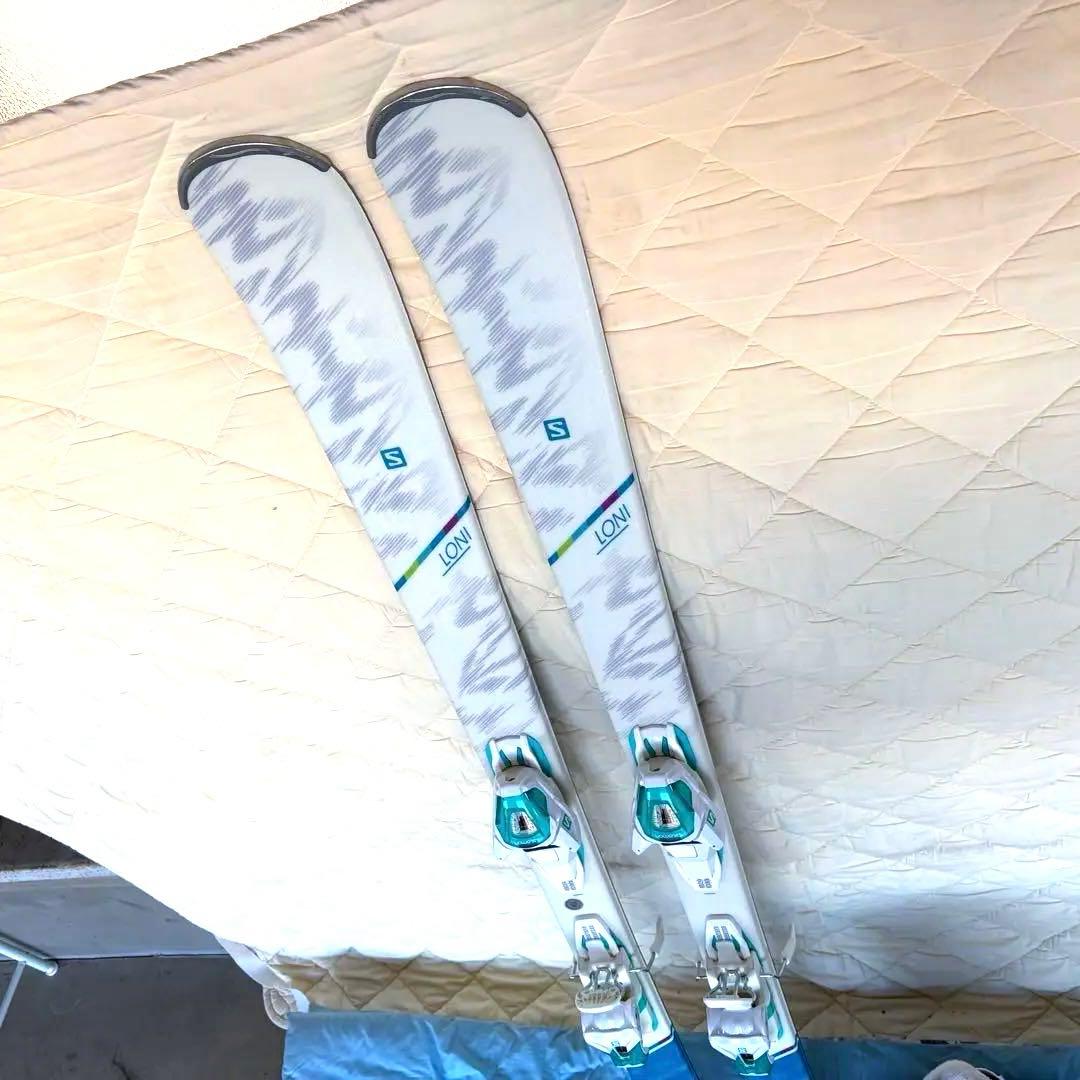 Salomon スキー板 スキーブーツ ストック付き