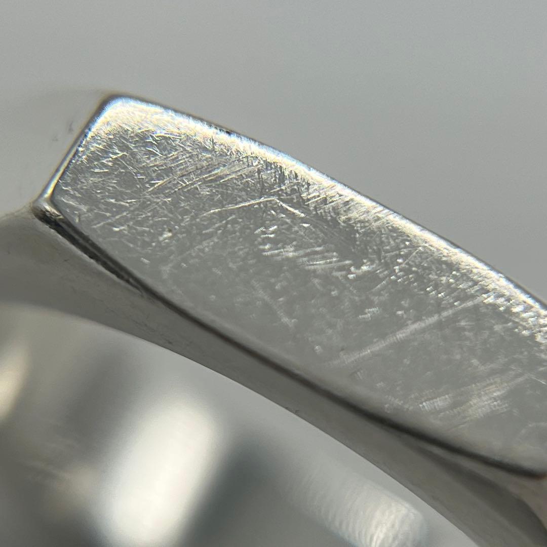 グッチ GUCCI ロゴ ヘキサゴン リング 表記サイズ18 Ag925