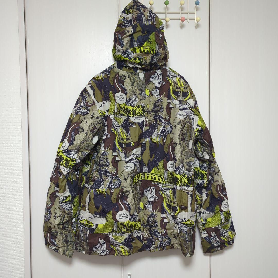 ファイナルセール　BURTON コミック柄 スノーボードジャケット・パンツセット