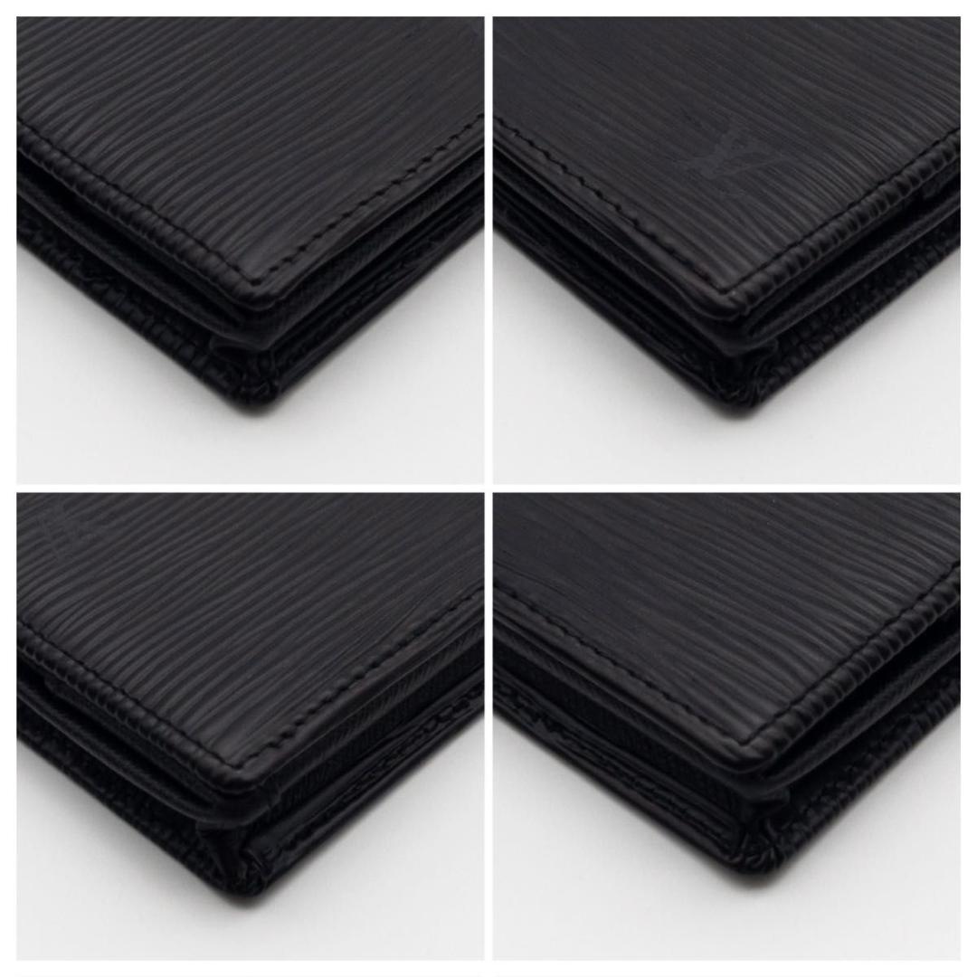 【極美品】ルイヴィトン　ポルトモネボワット　エピ　ケース　小銭入れ　黒