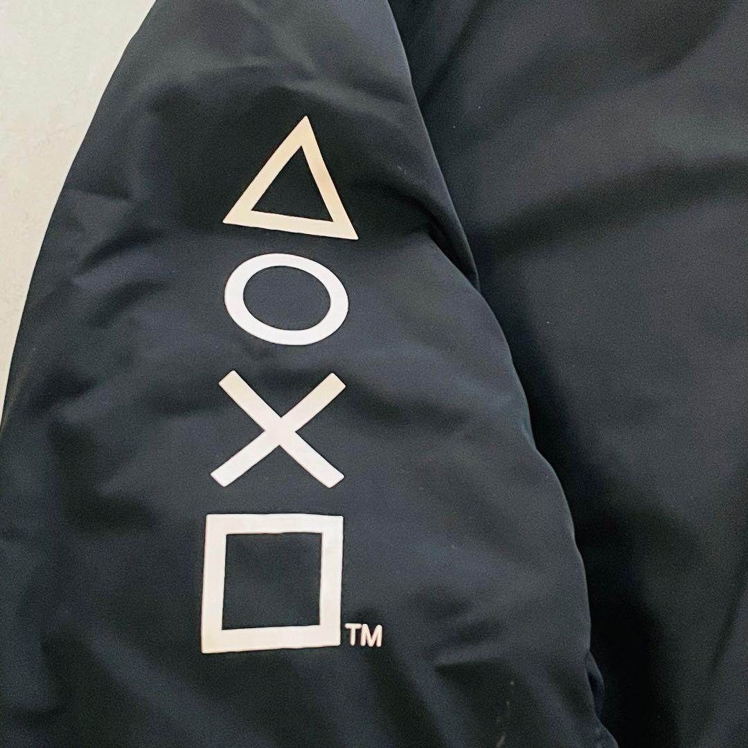 PULL&BEAR プレイステーション　胸元刺繍　 MA-1 ブラック　M