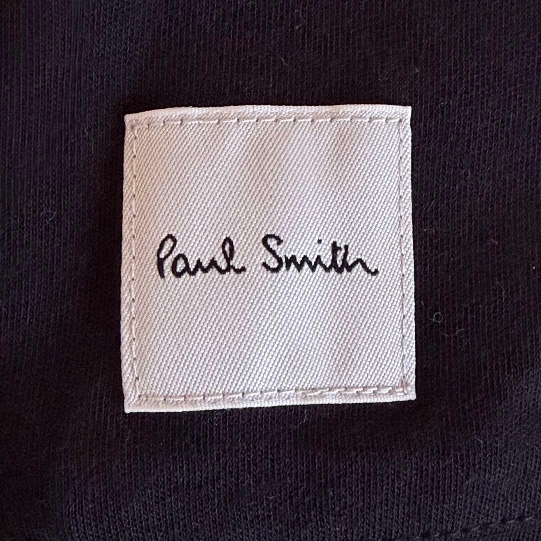 極美品　現行　ポールスミス　カーディガン　マルチカラー　ブラック　黒　L