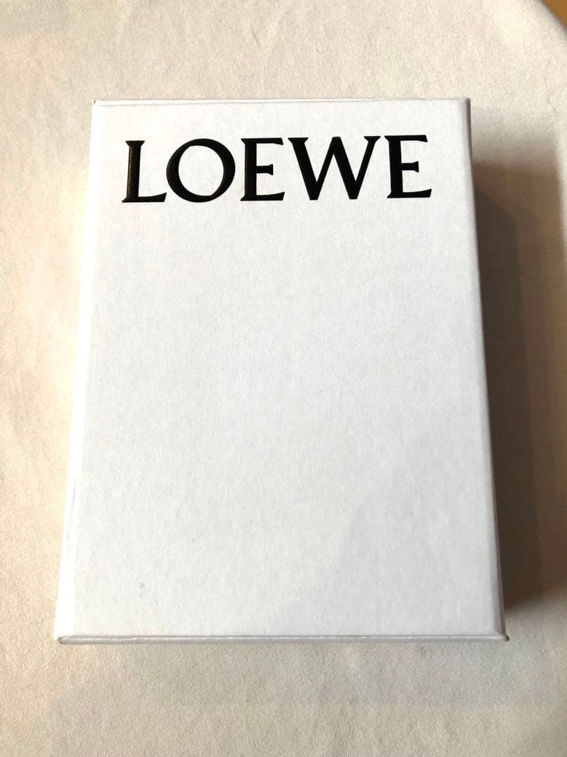 【新品未使用】ロエベ LOEWE キーリング ダークイエロー アナグラム 箱あり