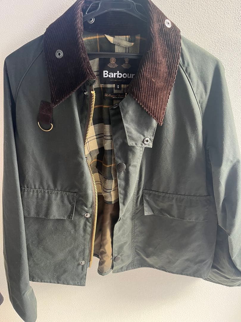 Barbour コーデュロイ襟付きジャケット S