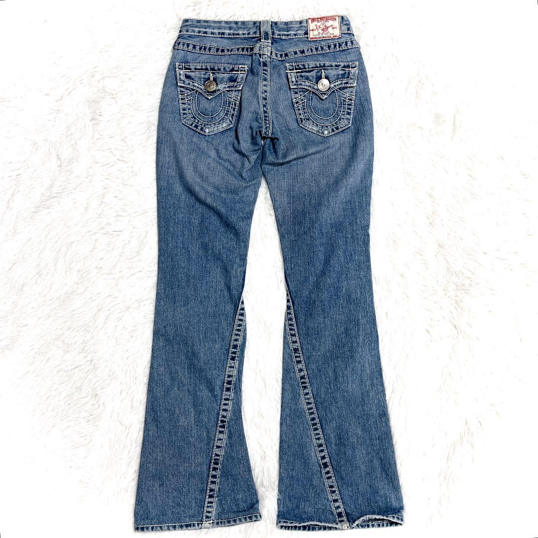 トゥルーレリジョン joey ブーツカット フレア デニム ブルー 26インチ