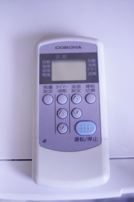 ◆コロナ窓用エアコン　4~7畳　CW-F1617（2017年製）冷房専用