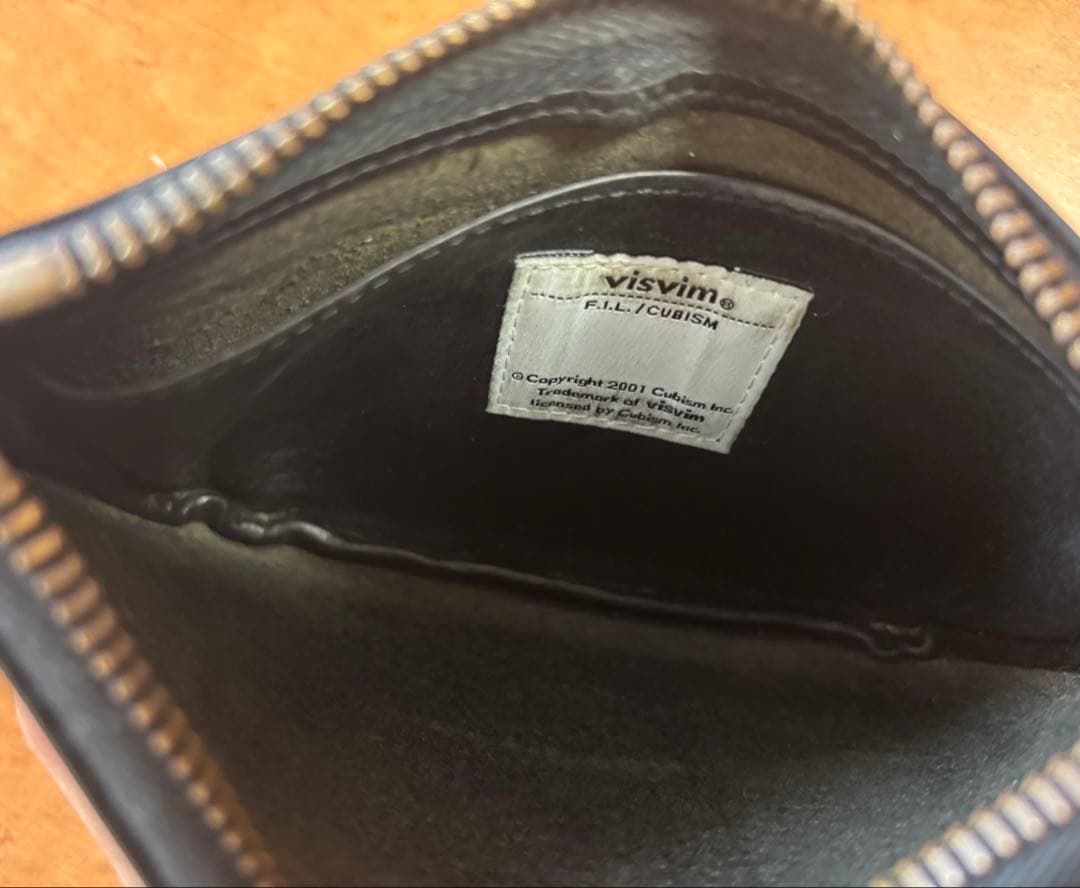 visvim LEATHER WALLET ブラック