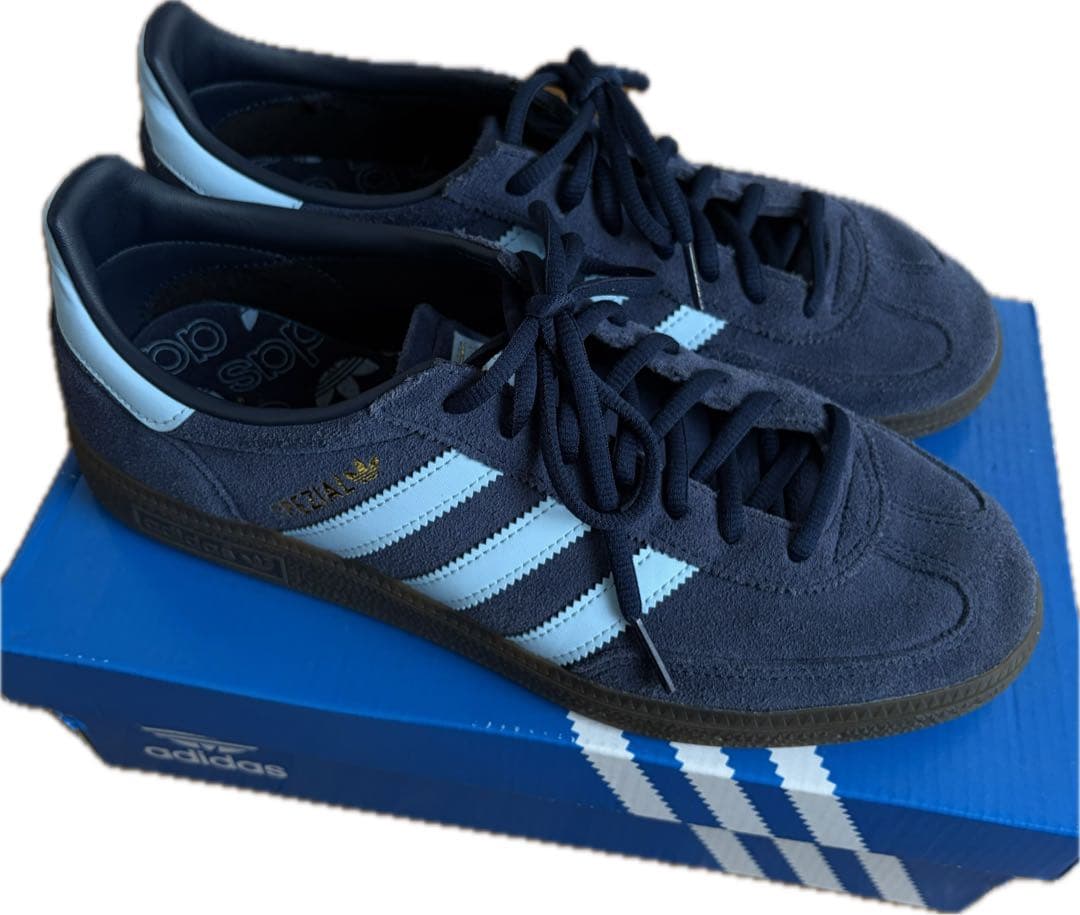 adidas ネイビー/ライトブルー スニーカー