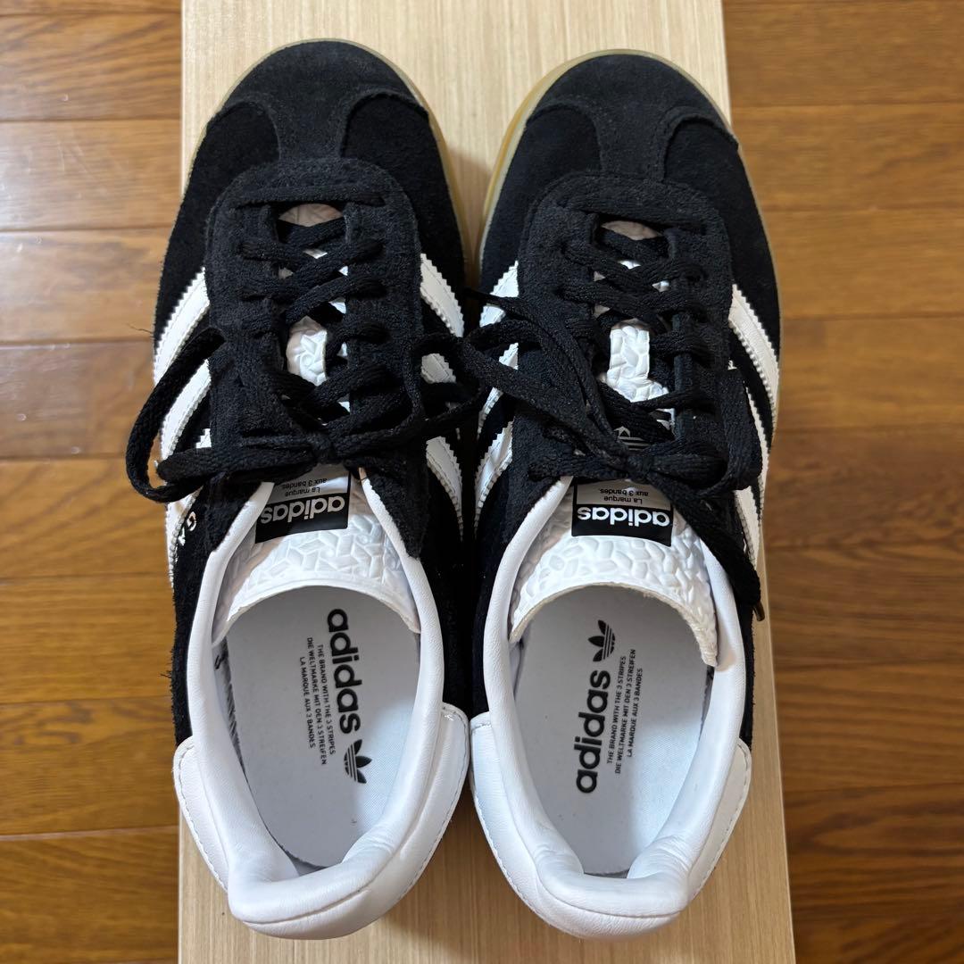 ガゼルボールド / Gazelle Bold / ブラック×ホワイト/24cm