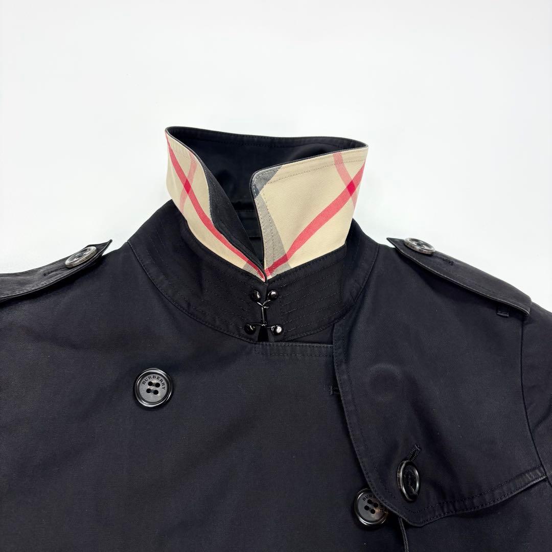 BURBERRY トレンチコート メガチェック ライナー ロング丈 大きいサイズ