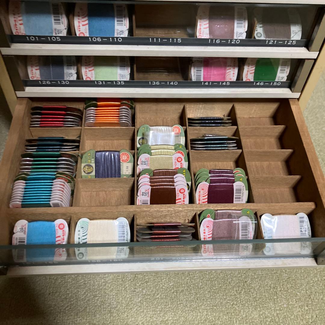 ミシン糸ケース　店頭ディスプレイ什器　昭和レトロ　アンティーク　収納