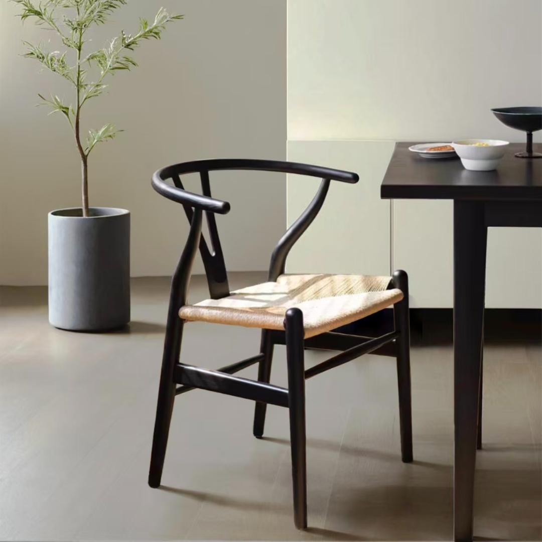 黒ウィッカー椅子 未使用 訳あり品　写真をご確認 SF16-10