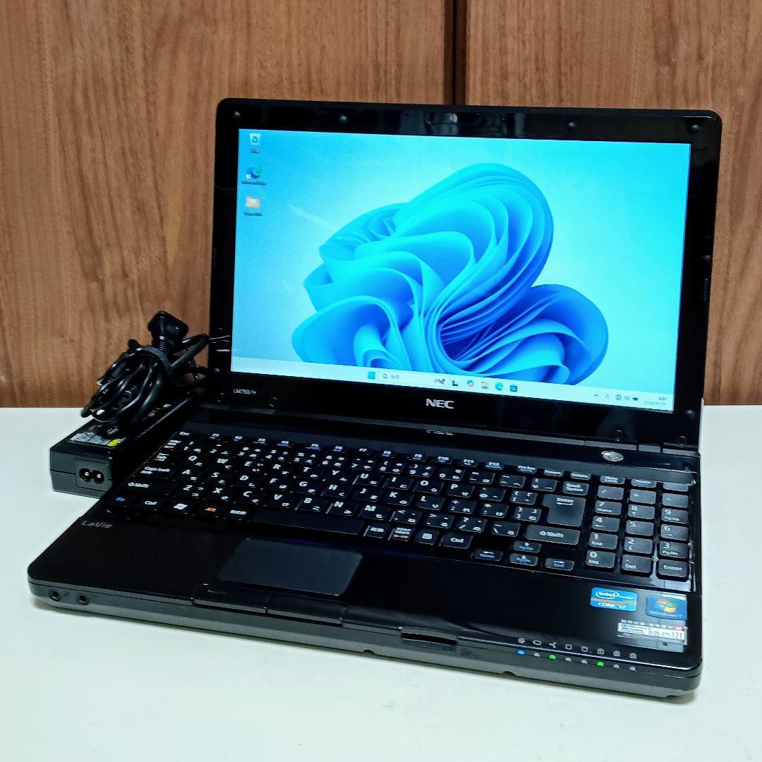 NEC LaVie Corei7 メモリ16GB SSD512GB ブルーレイ