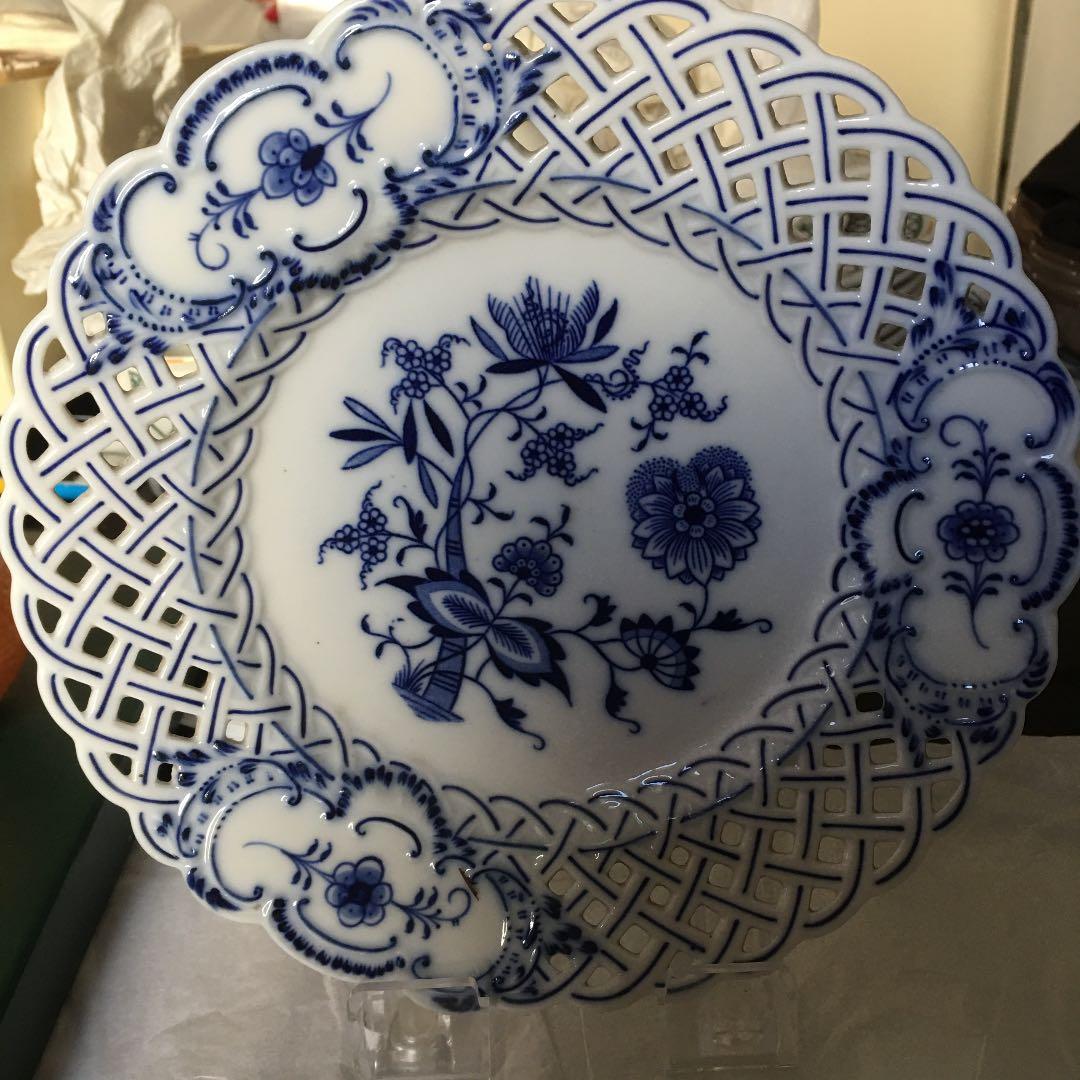 マイセン陶器　21cmフルレース