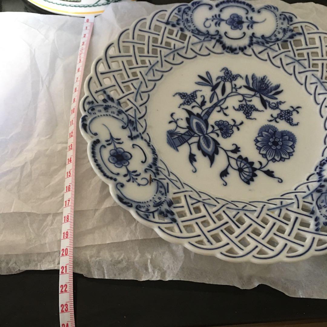 マイセン陶器　21cmフルレース