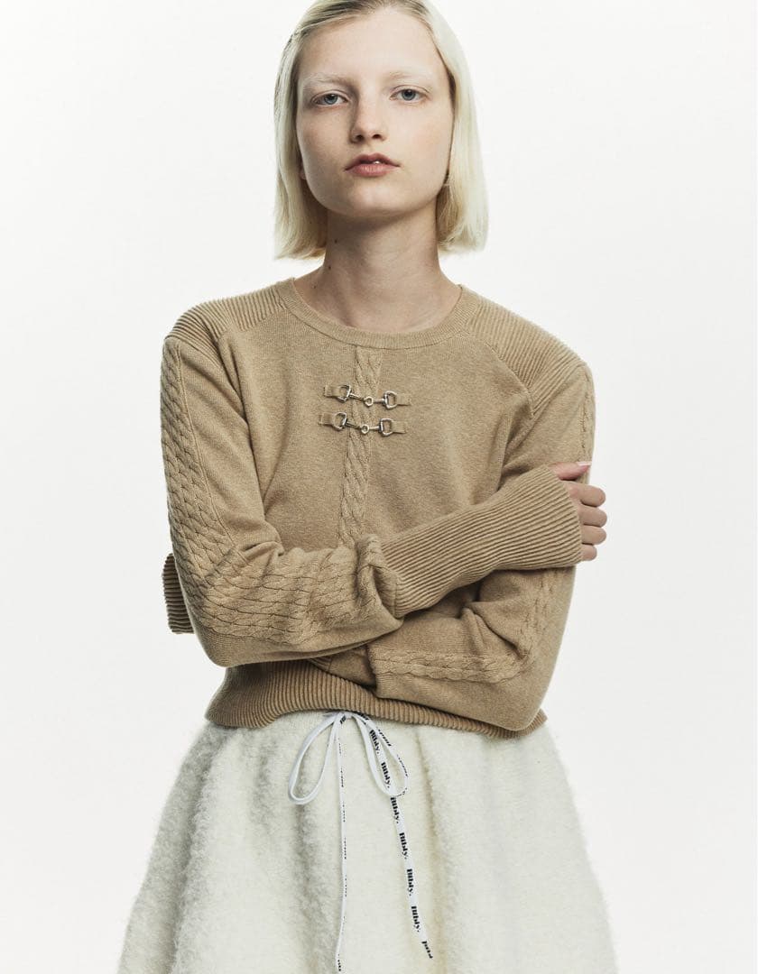 Bibiy.（ビビィ）　LINA CASHMERE KNITニットトップス