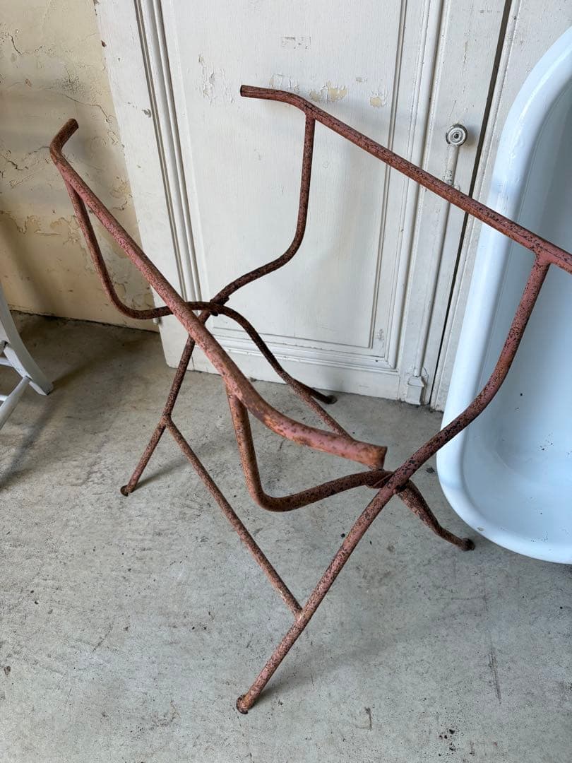 ベビーバス　アンティーク　ホーロー