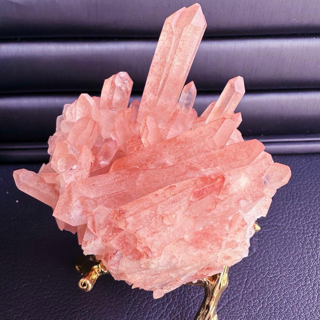 爆レア❗️浄化❗️超綺麗♡超強いパワー ピンク ヒマラヤ クラスター天然石A1553