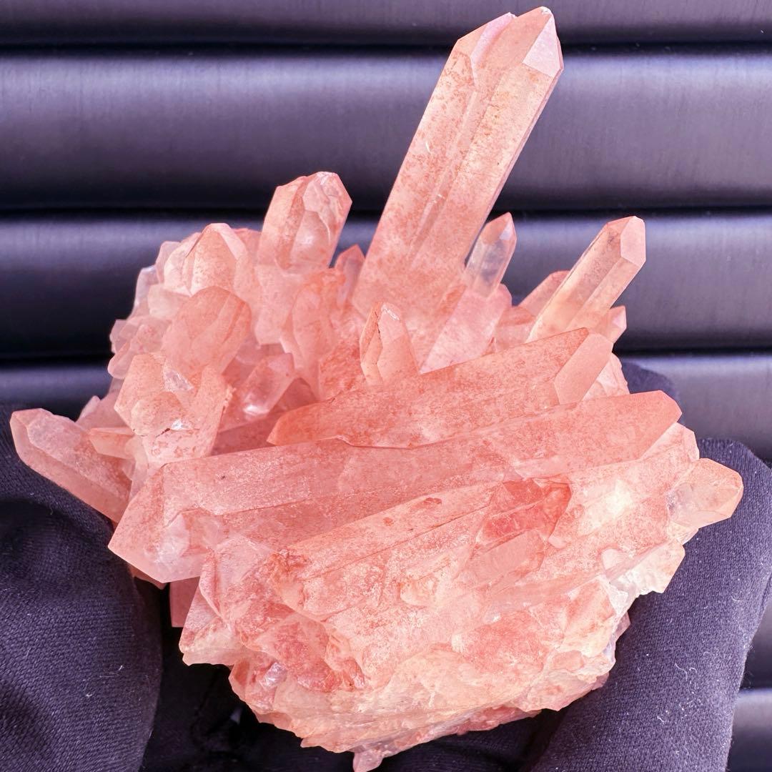 爆レア❗️浄化❗️超綺麗♡超強いパワー ピンク ヒマラヤ クラスター天然石A1553