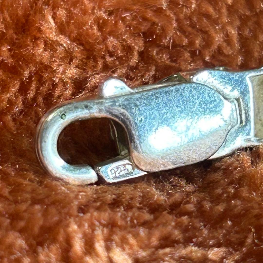 ミロル 80s ヴィンテージ ブレスレット シルバー925 猫 豹 22cm