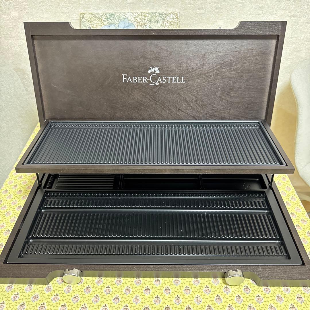 ファーバーカステルポリクロモス色鉛筆120色木箱のみ　使用色鉛筆お付けします