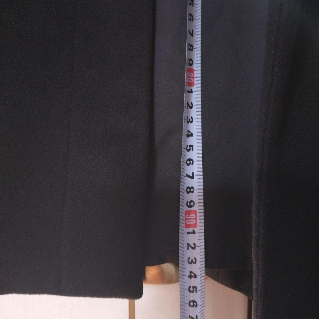 美品　セオリーリュクス　カシミヤロングコート　フォックスファー