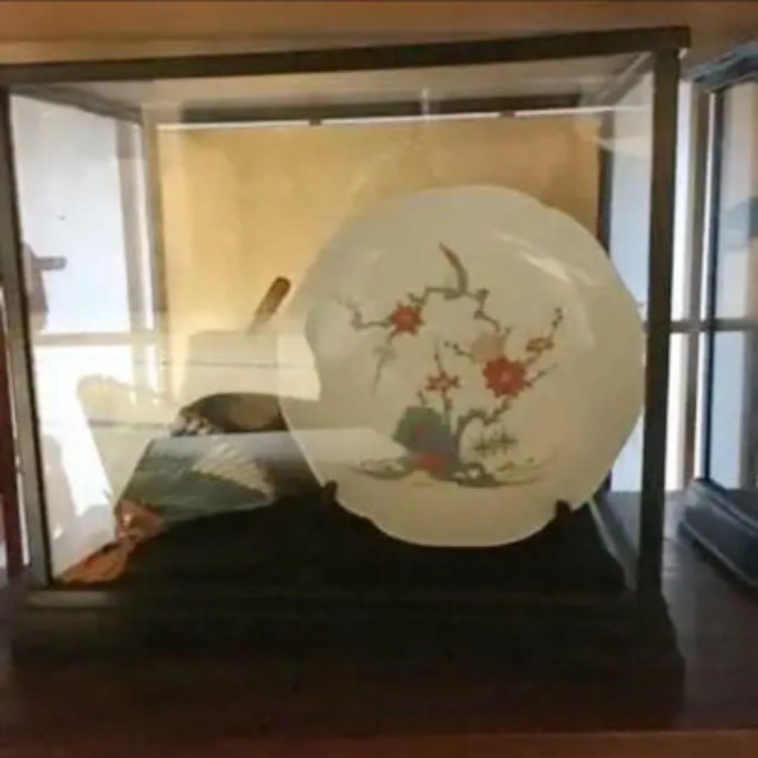 高級絵皿の置物