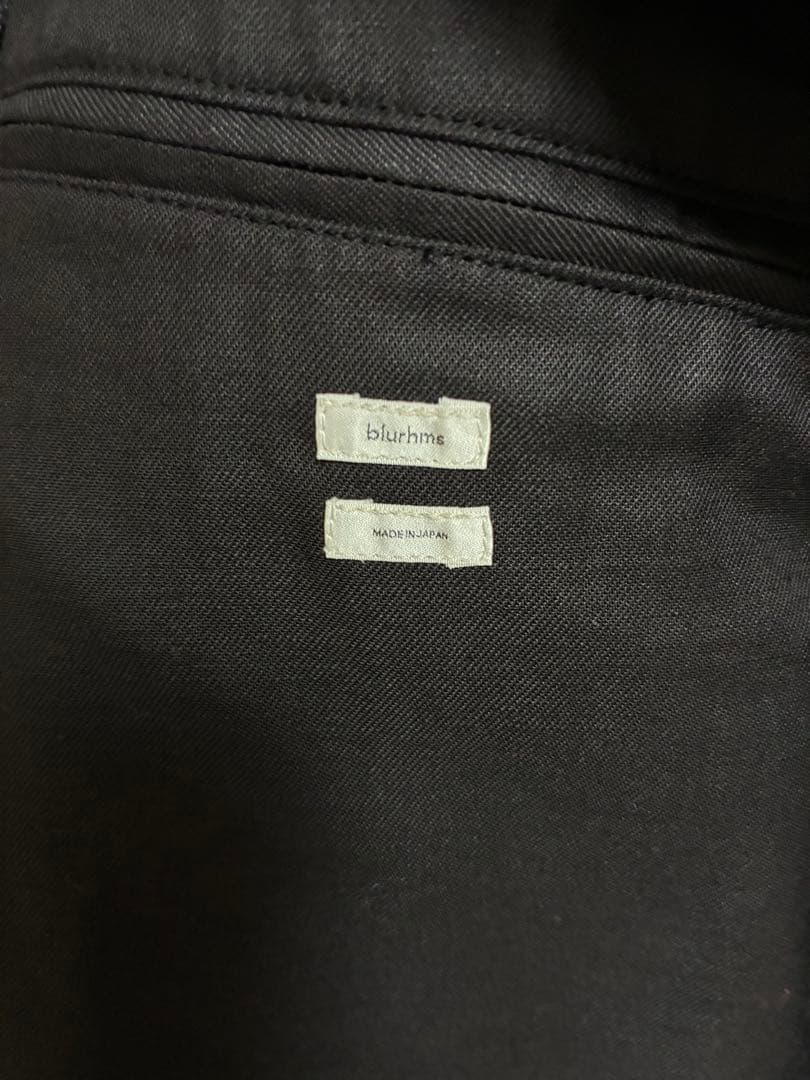 ブラームス blurhms ウールギャバジントレンチコート