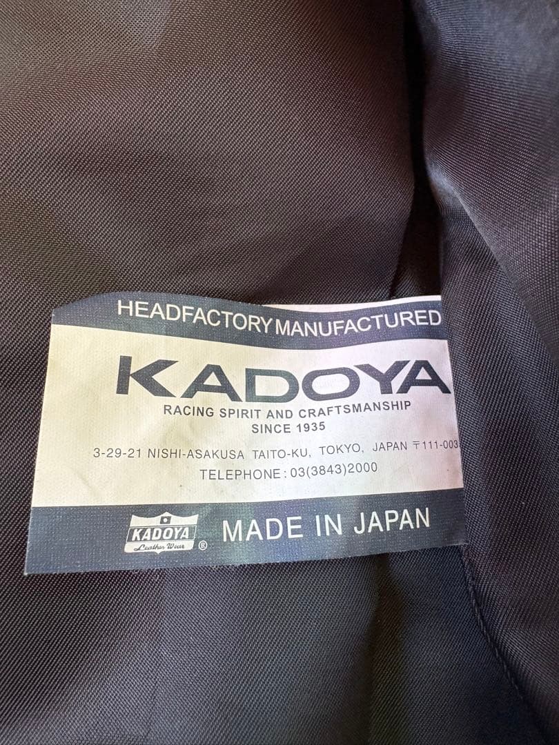 ヤドヤ　ブラック レザー シングルライダースジャケット