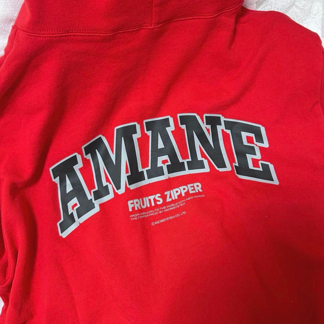 フルーツジッパー　月足天音　パーカー