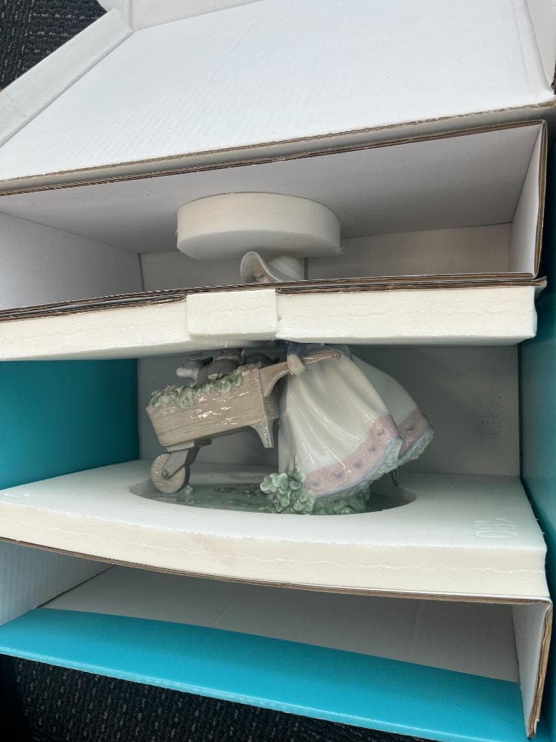 リヤドロ LLADRO 「乗せてあげる」新品　正規の元箱・専用ケース付