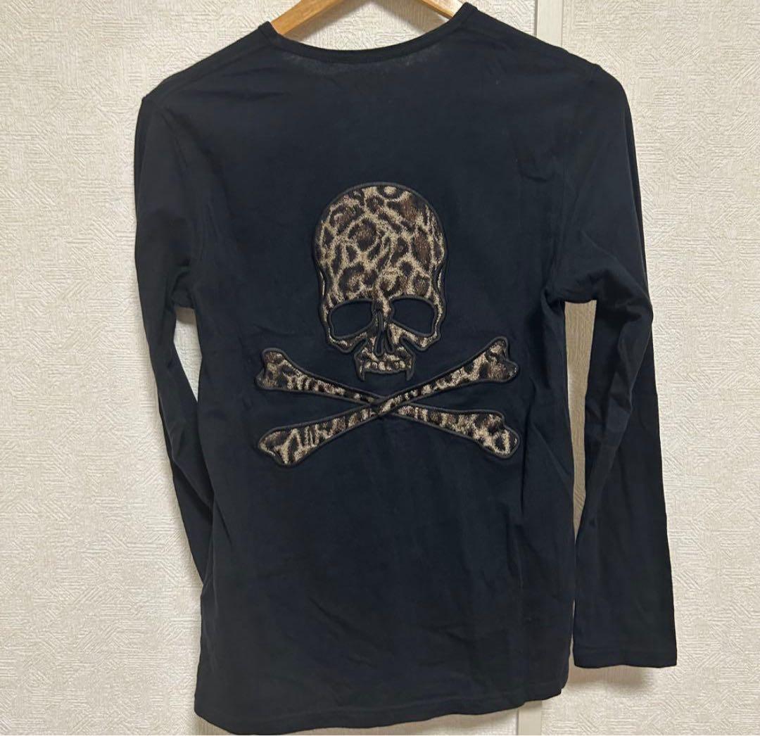 【美品】roen ロエン レオパード スカル ロンT サイズ46