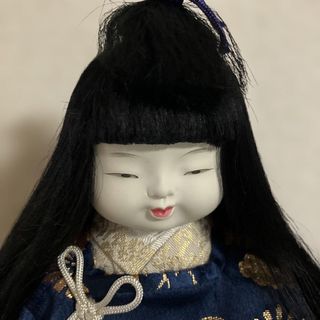 日本人形　男の子女の子　上品な顔立ち