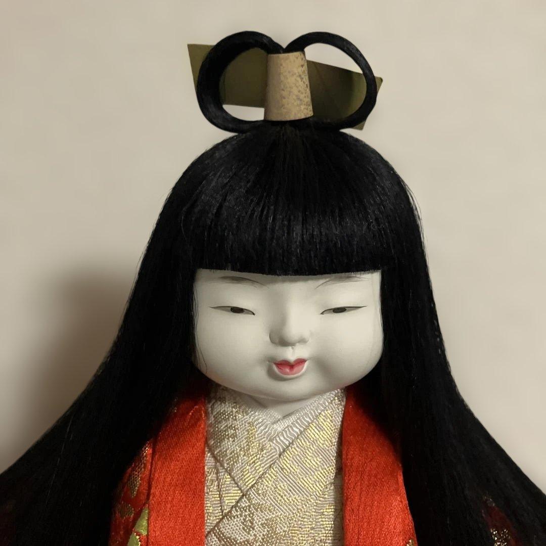 日本人形　男の子女の子　上品な顔立ち