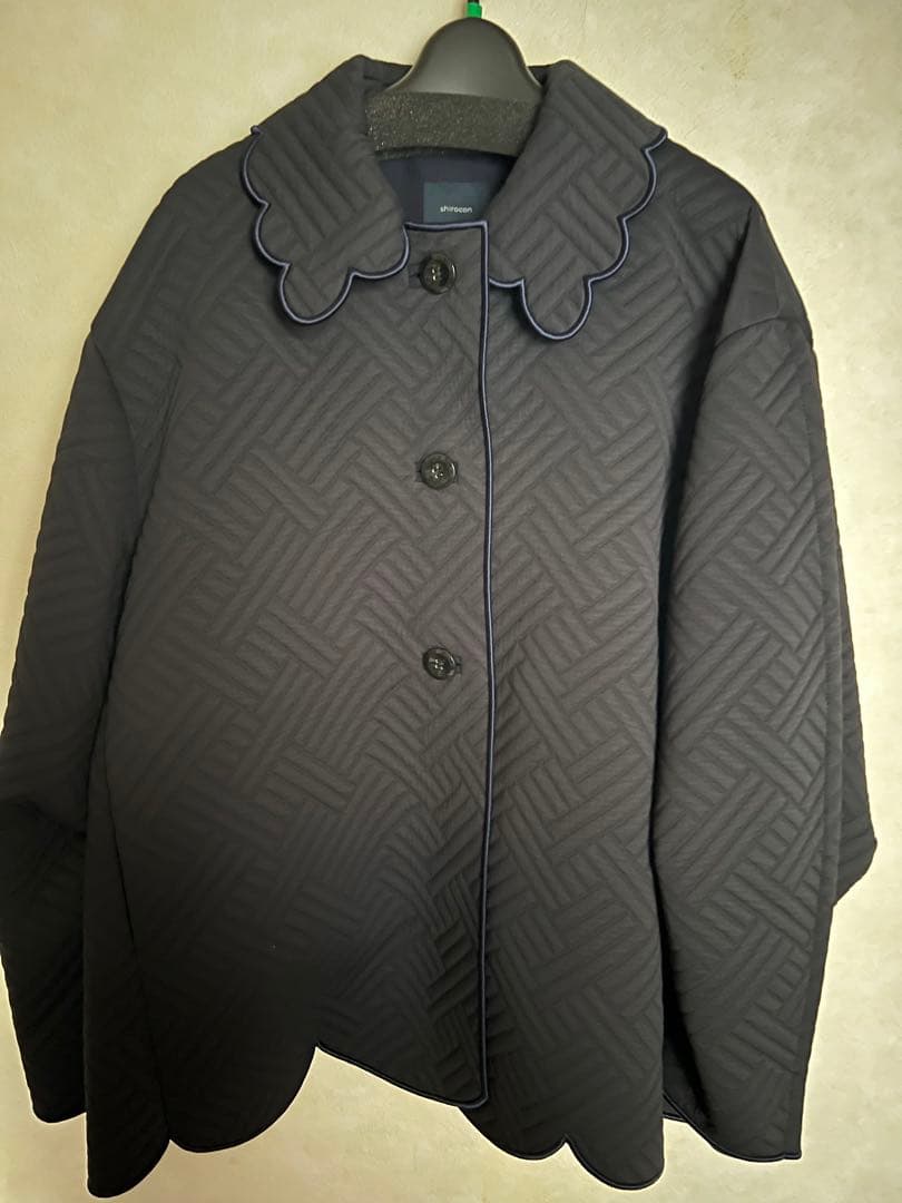 shirocon もくもくキルトジャケット　yori シロコン　スカラップ　新品