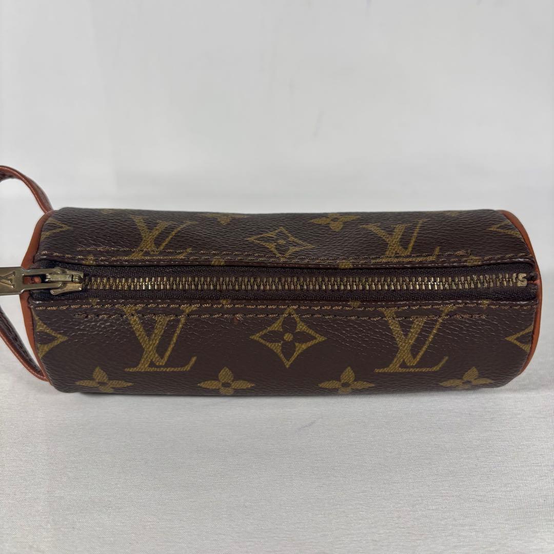美品 ルイヴィトン マルチケース 小物入れ パピヨンポーチ モノグラム ブラウン