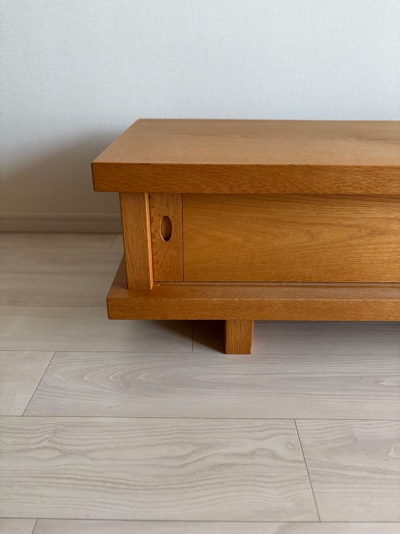 連休お値下げ！！　天然木　ナラ材　TVボード　日本製