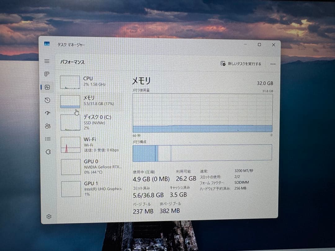超美品　バッテリー100% raytrek R5-TA5 32GB ゲーミング