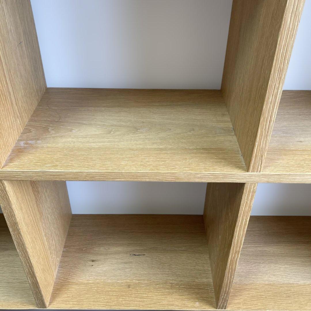 無印良品　スタッキングシェルフ　5段×3列　オーク材　さいたま市引取限定