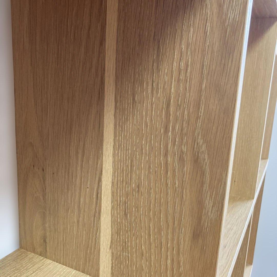 無印良品　スタッキングシェルフ　5段×3列　オーク材　さいたま市引取限定